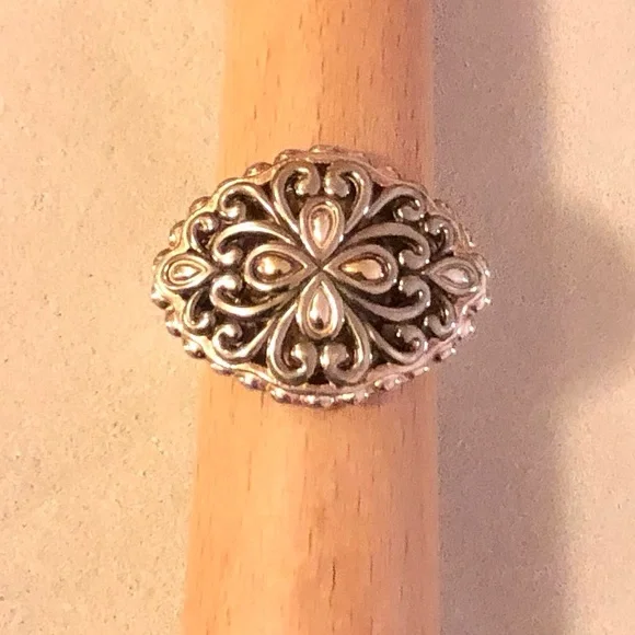 VGUC JAi by John Hardy Sterling & 14K Ring, SZ 9 - Picture 2 of 14